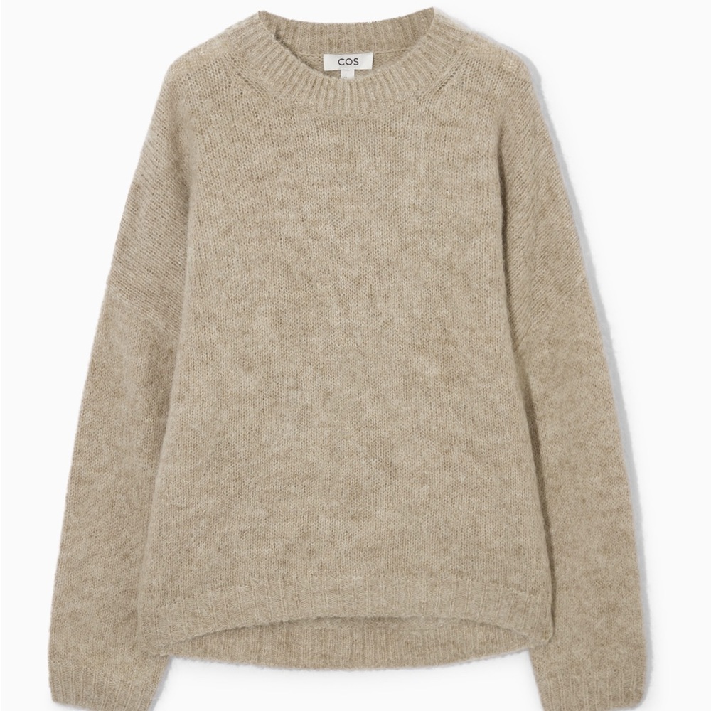 🦙 COS Hairy Knit Wool Alpaca Sweater 🐑